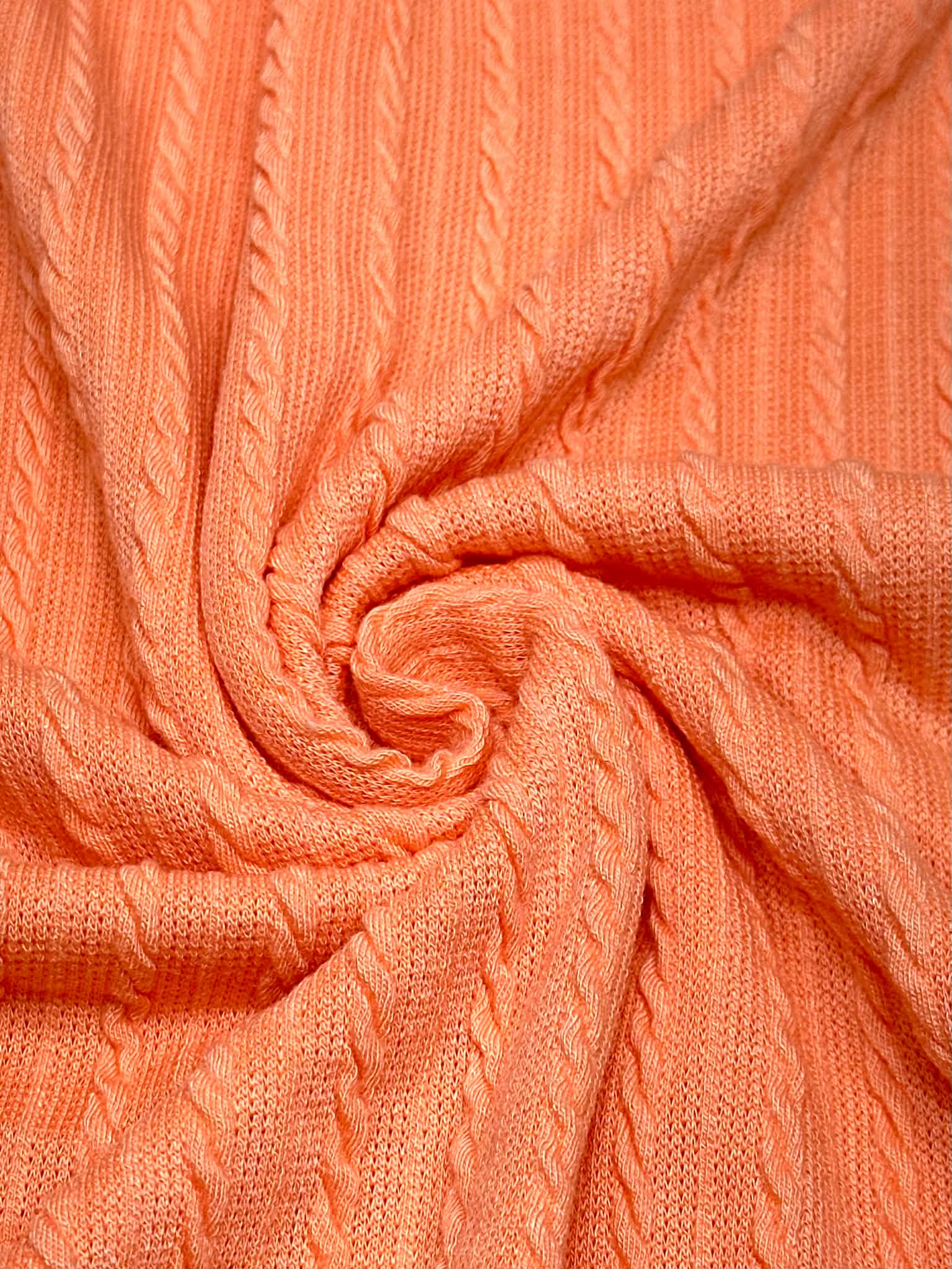 (CABLE KNIT) SALMON (1)