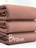 (RIB 4X2) BROWN