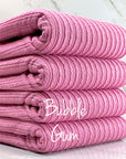 (GOLDEN RIB KNIT) BUBBLE GUM