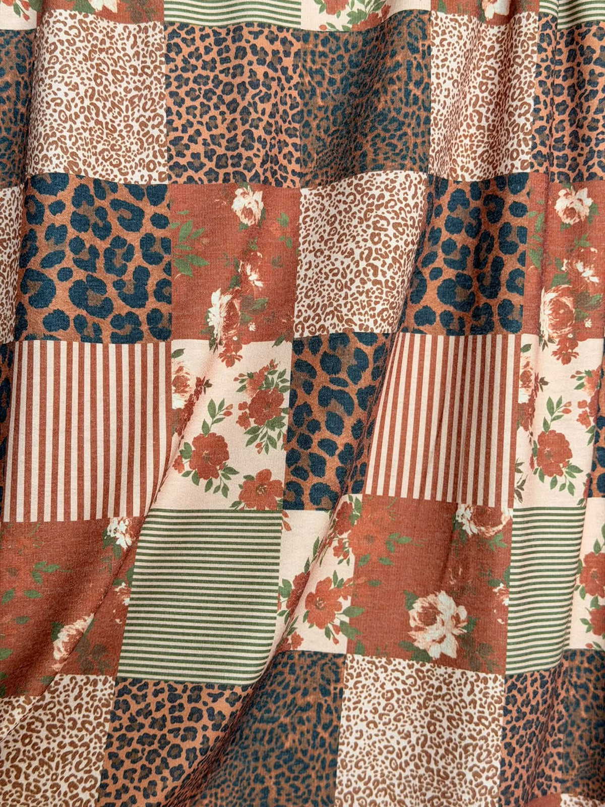 (FRENCH TERRY) WILD RUSTIC REBEL PATTERN