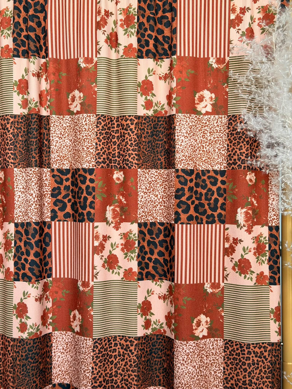 (2X2 YUMMY RIB) WILD RUSTIC REBEL PATTERN