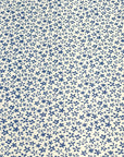 (DBP) TINY BLUE FLOWERS ON OFF WHITE