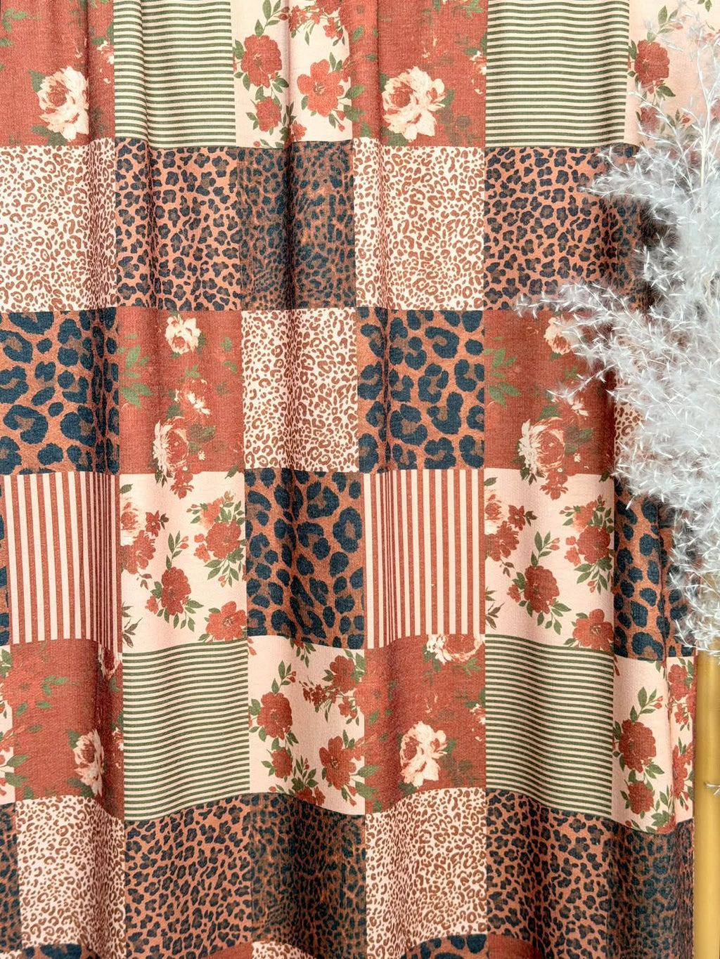 (FRENCH TERRY) WILD RUSTIC REBEL PATTERN