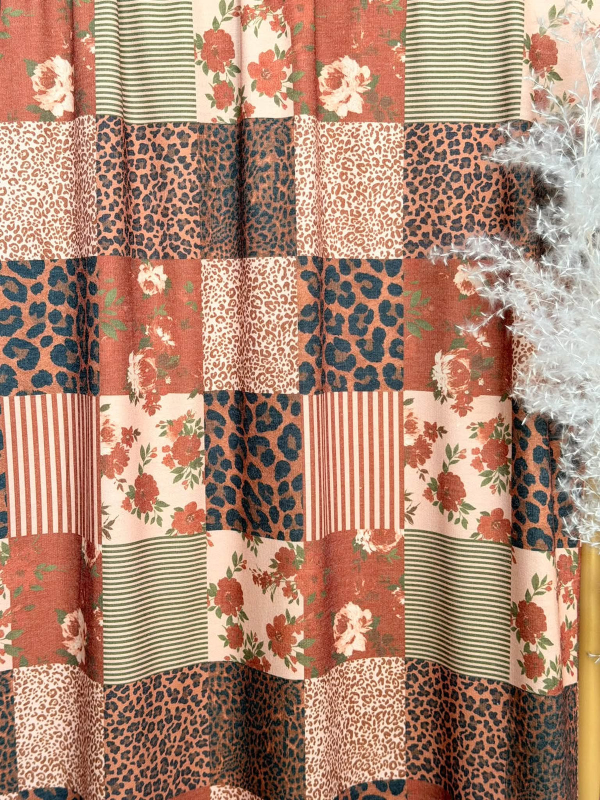 (FRENCH TERRY) WILD RUSTIC REBEL PATTERN