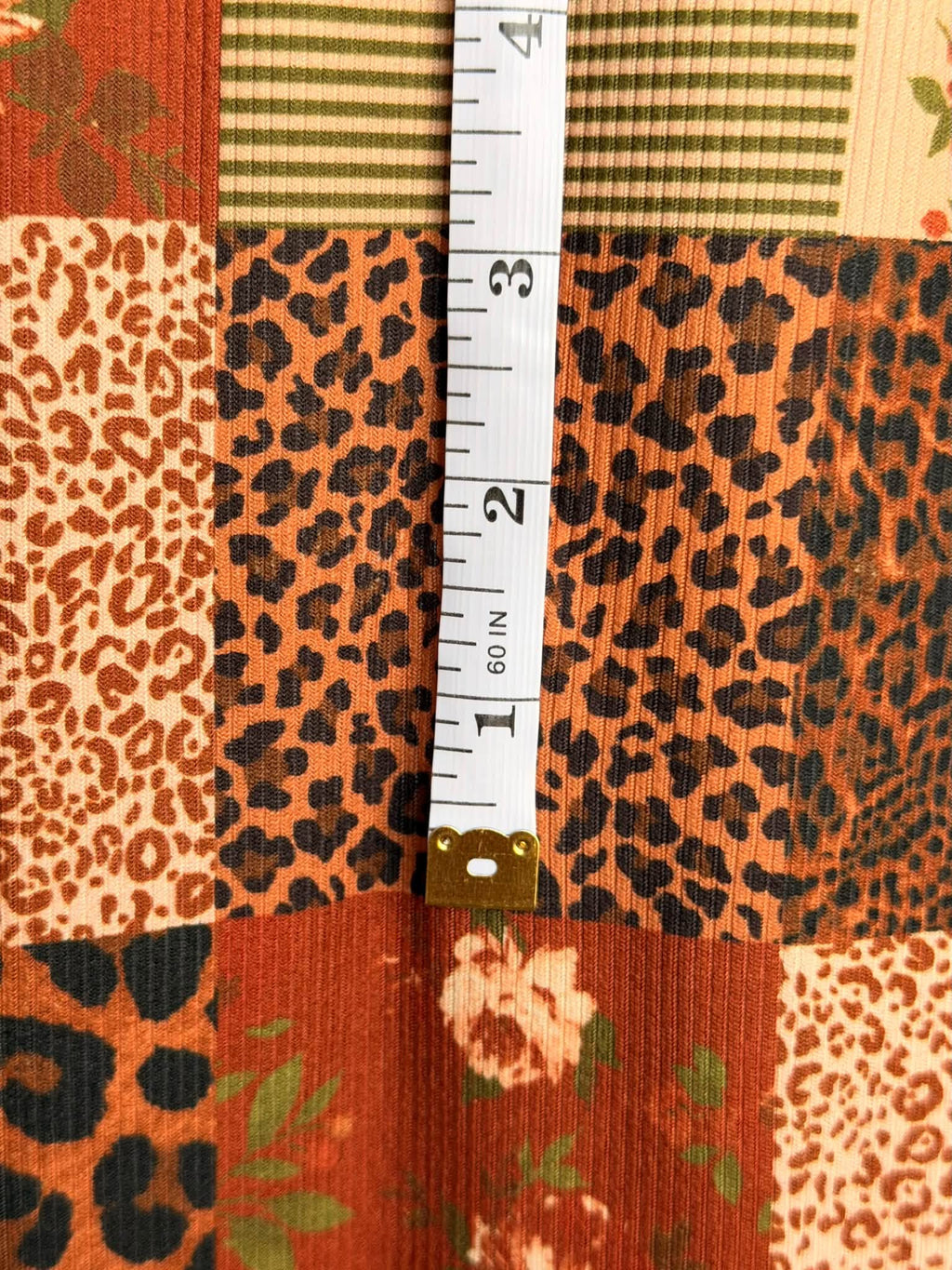 (2X2 YUMMY RIB) WILD RUSTIC REBEL PATTERN