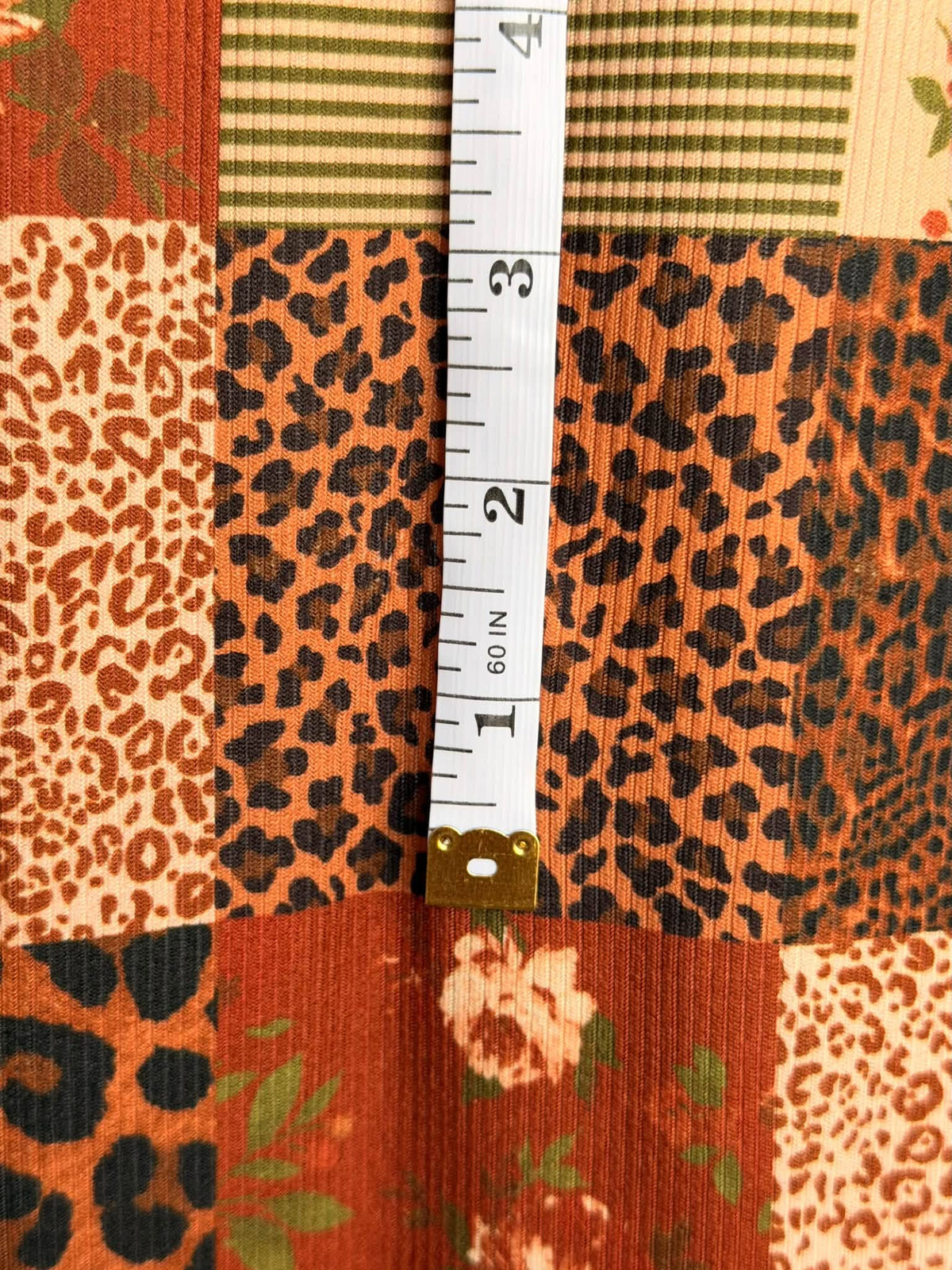 (2X2 YUMMY RIB) WILD RUSTIC REBEL PATTERN