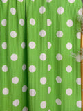 (URBAN RIB) POLKA DOTS ON GREEN