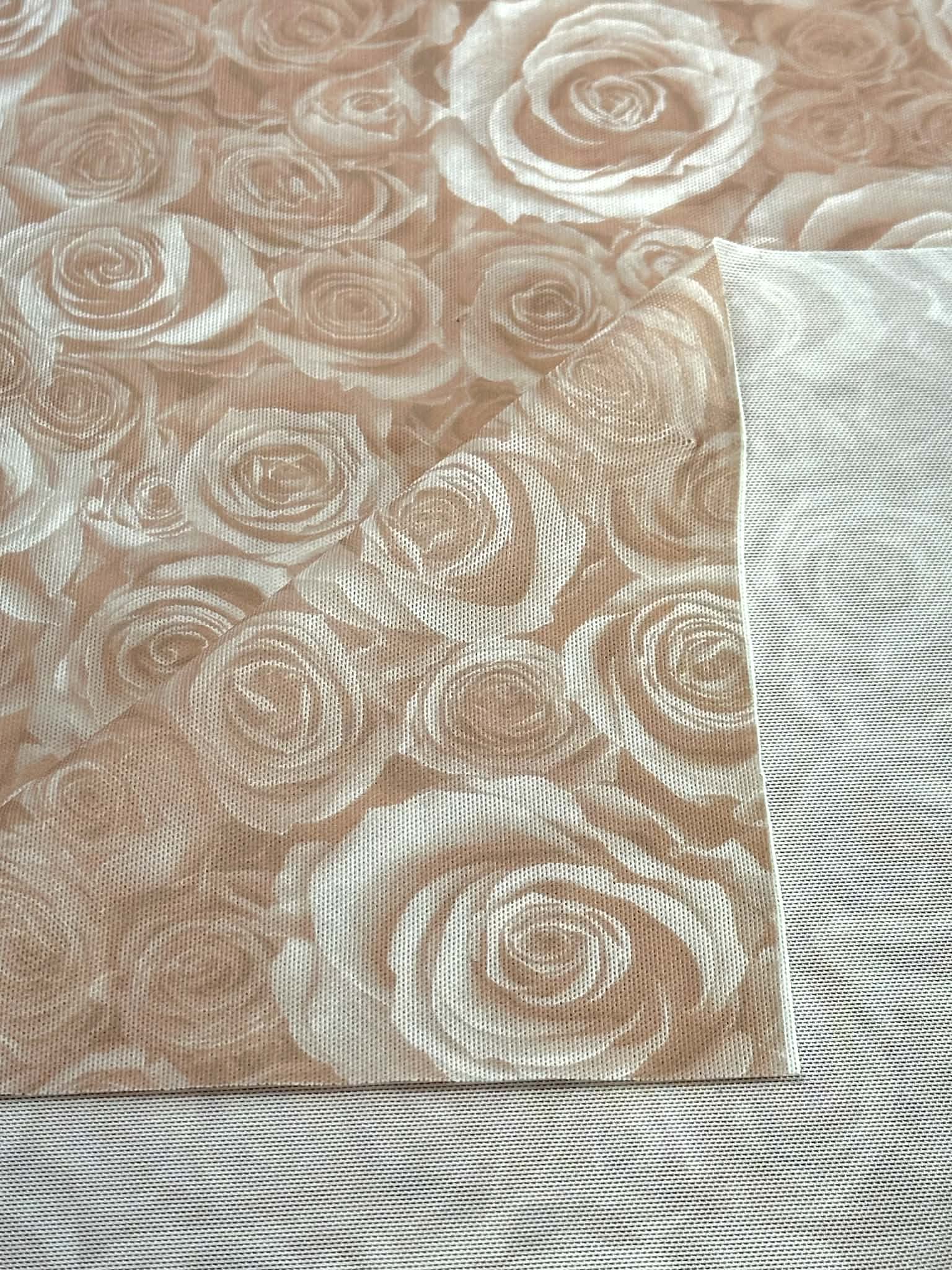 (DOUBLE MESH) BLUSH ROSES