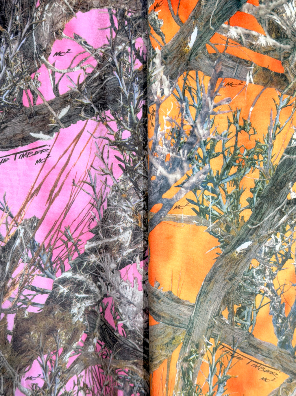 (MINKY) TREES ON BRIGHT PINK