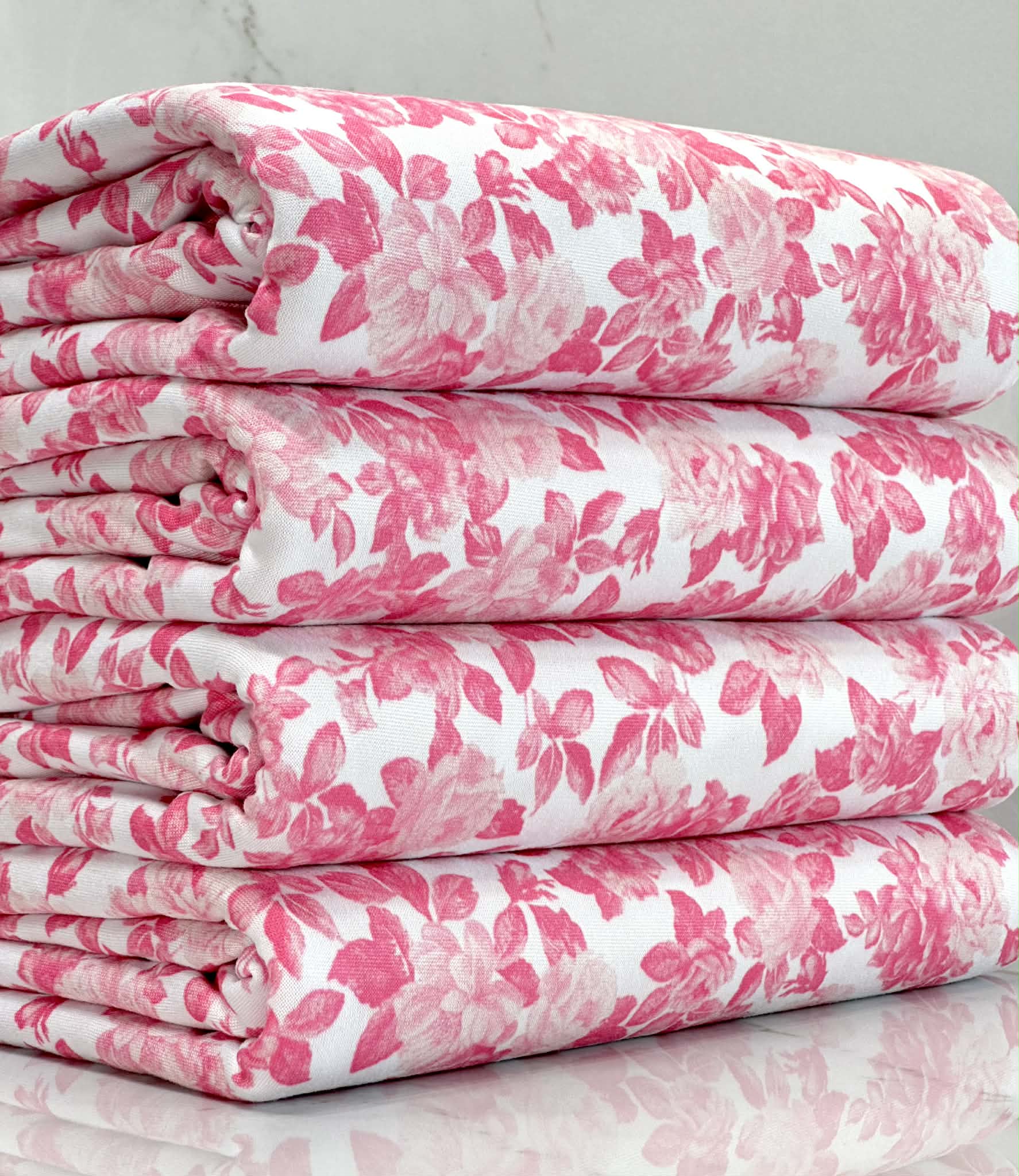 (DBP) PRETTY PINK FLORAL ON OFF WHITE(1)