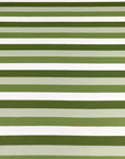 (4X2 RIB) SAGE GREEN AND OFF WHITE STRIPES