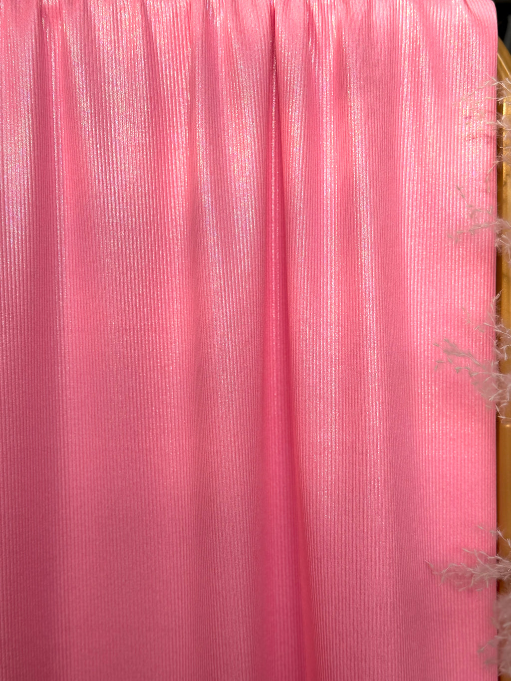 (1X1 RIB) SNOW PINK SHIMMER
