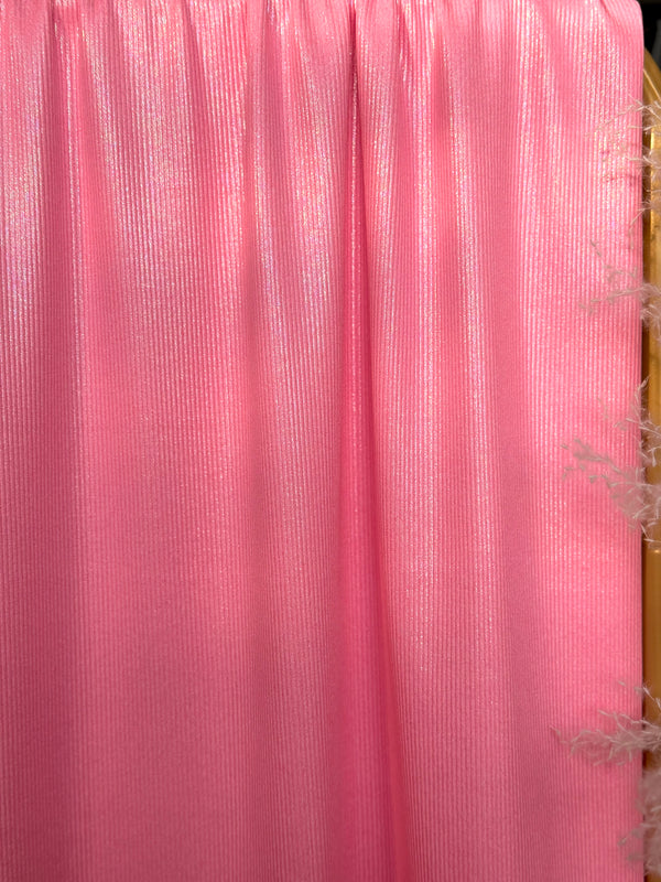 (1X1 RIB) SNOW PINK SHIMMER