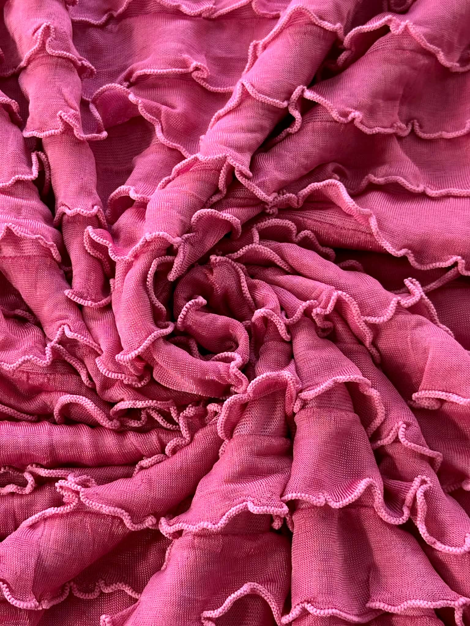 (RUFFLE) DARK PINK
