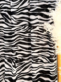 (MESH) BLACK AND WHITE ZEBRA