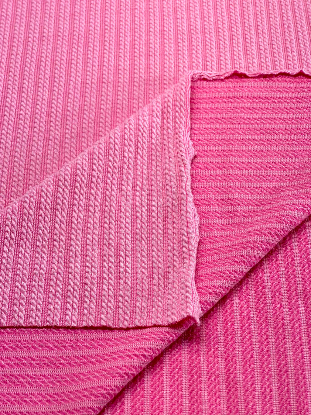 (CABLE KNIT) VINTAGE PINK (1)