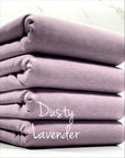 (FRENCH TERRY BRUSHED) DUSTY LAVENDER