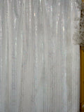 (8X2) PEAR WHITE IRIDESENT SHIMMER