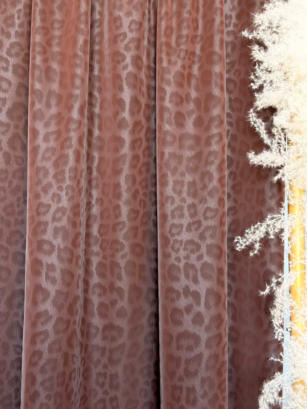 (PU PLEATHER)  BROWN LEOPARD