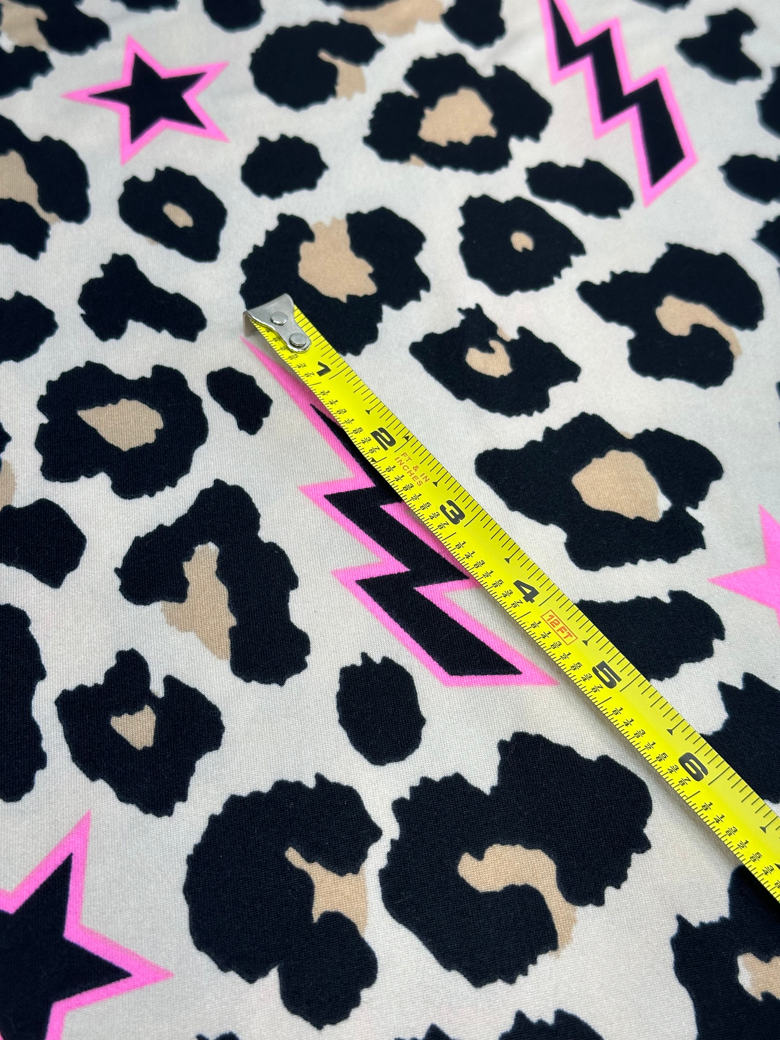 (DBP) PINK STARS AND LEOPARD PRINT ON TAN (1)