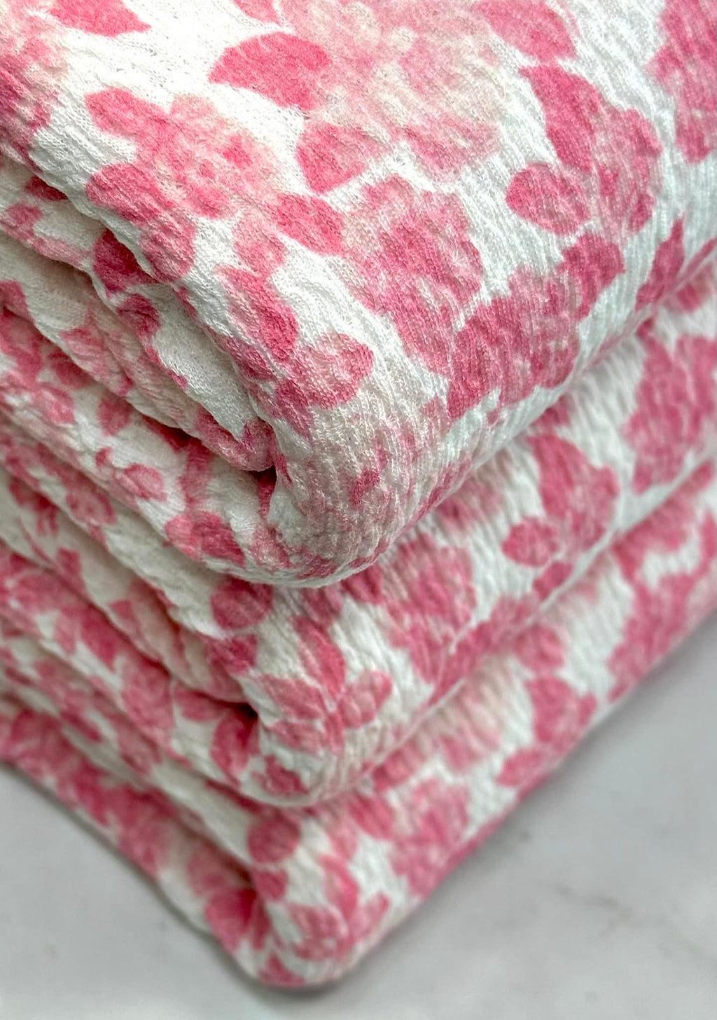 (GUAPO KNIT) PRETTY PINK FLORAL ON OFF WHITE (1)