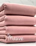 (FRENCH TERRY BRUSHED) MAUVE
