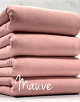 (FRENCH TERRY BRUSHED) MAUVE