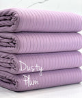 z.(8X2 RIB) DUSTY PLUM