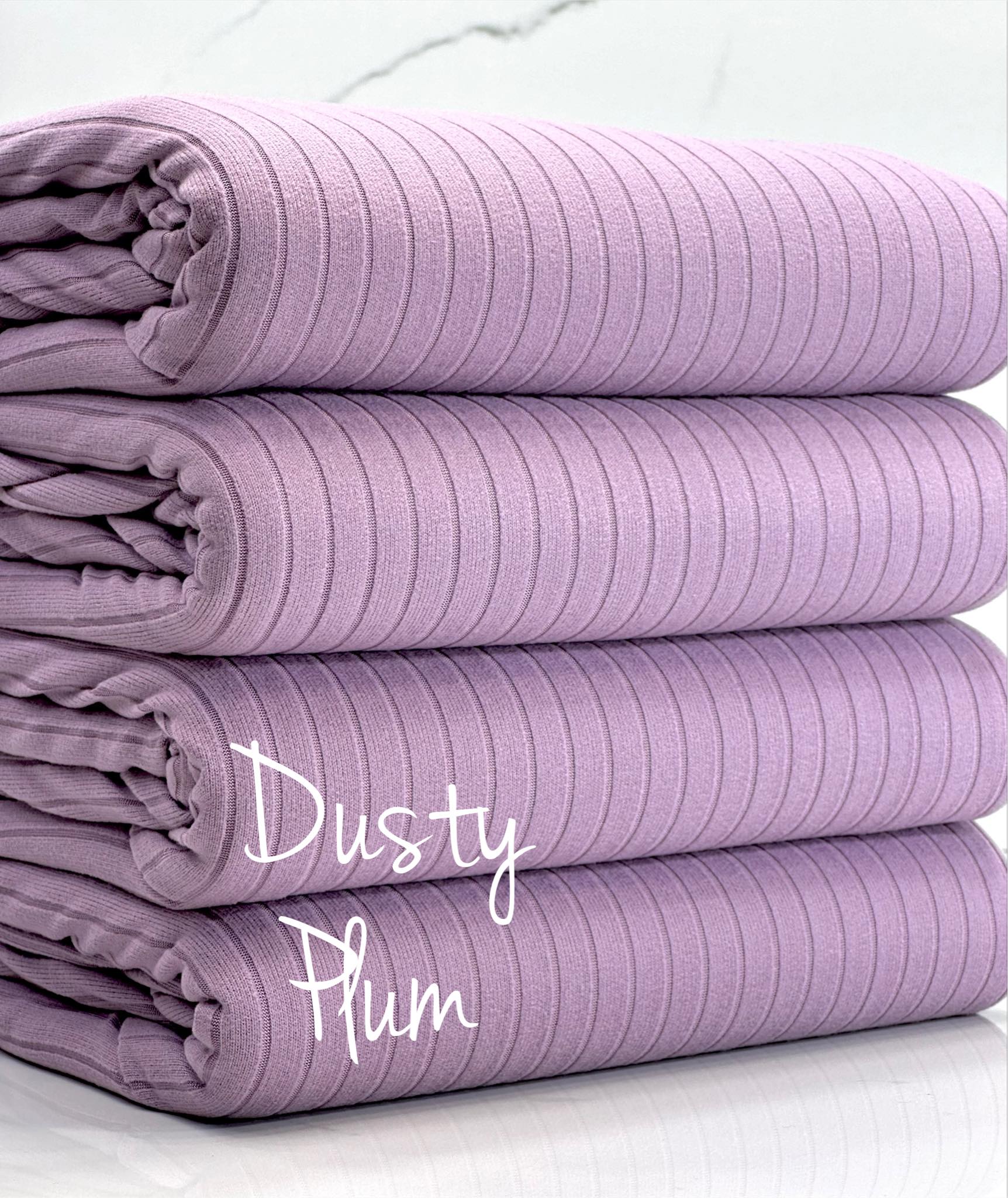 z.(8X2 RIB) DUSTY PLUM