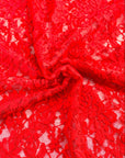 (LACE) RED FLORAL