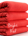 (DEL RAY RIB KNIT) BRIGHT RED