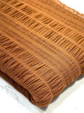 (PLEATED MESH) NEW BROWN