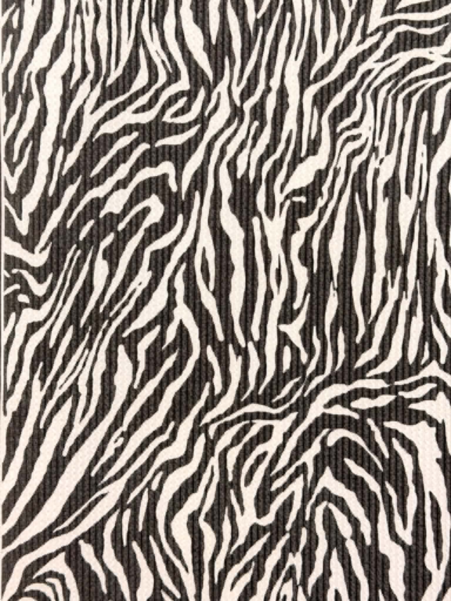 (URBAN RIB) SMALL BLACK ZEBRA ON OFF WHITE