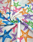 (SWIM) COLORFUL STARFISH ON OFF WHITE(2)
