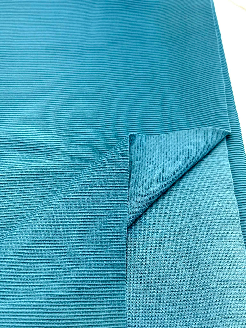 (HORIZONTAL STRETCH KNIT) TEAL (4)