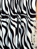 (WIDE RIB) ZEBRA PATTERN ON OFF WHITE