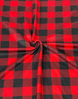 (DBP) RED AND BLACK MEDIUM PLAID