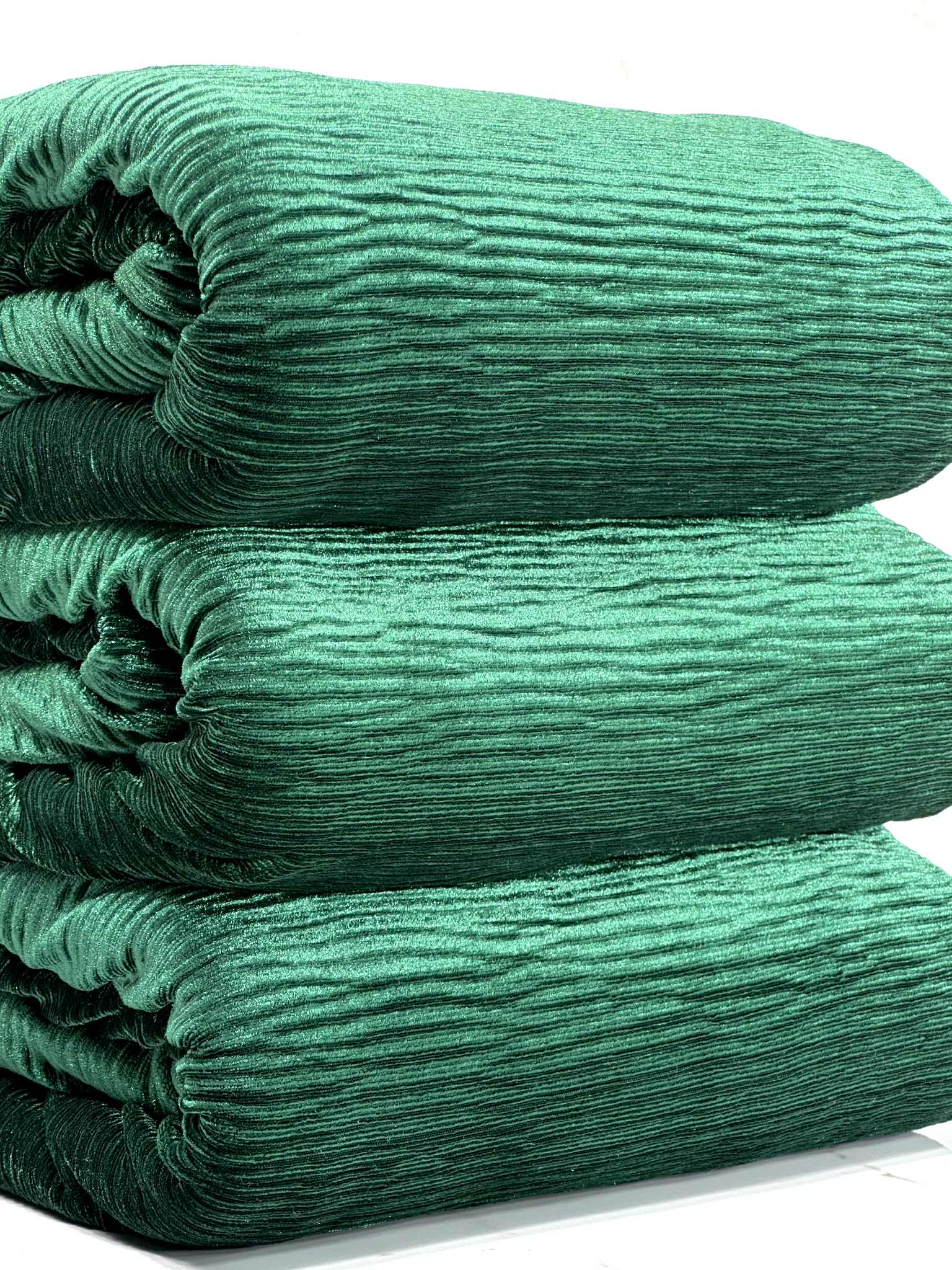 (VELVET PLEATED) EMERALD (2)