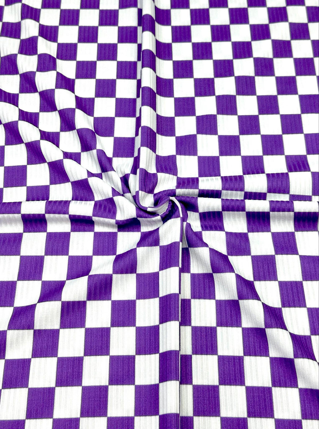 (YUMMY RIB) PURPLE AND OFF WHITE CHECKERED (1)