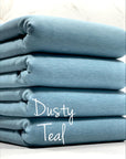 (FRENCH TERRY BRUSHED) DUSTY TEAL