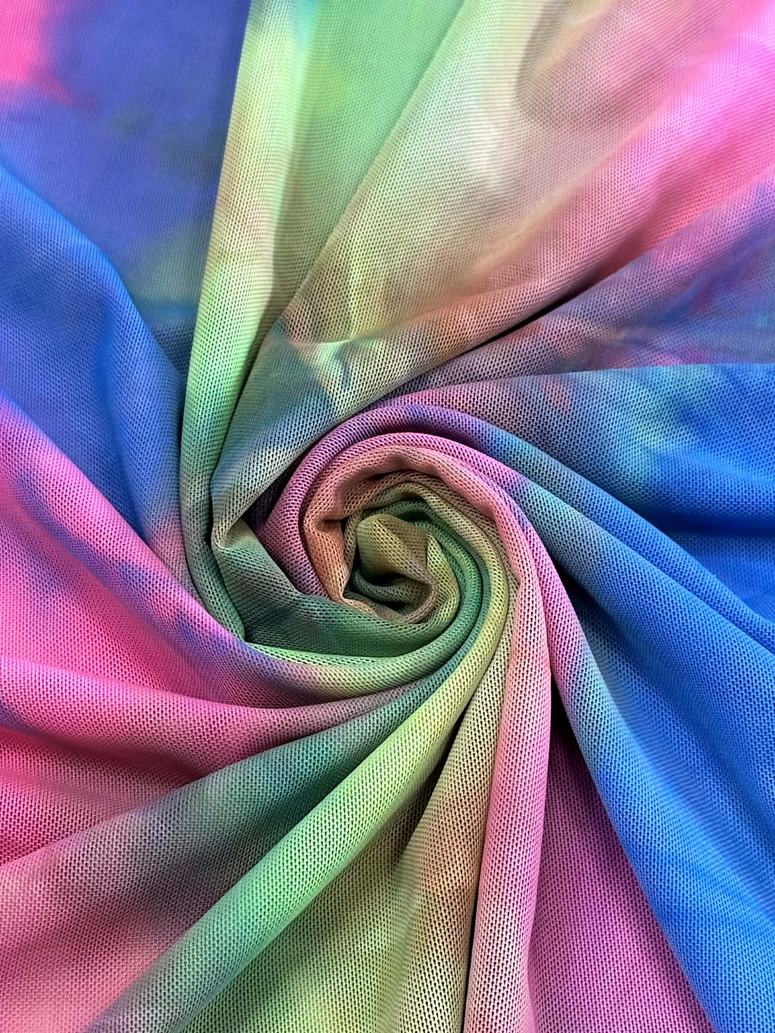 (MESH) RAINBOW TIE DYE