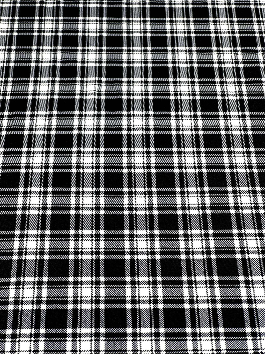 (DBP) BLACK AND OFF WHITE PLAID