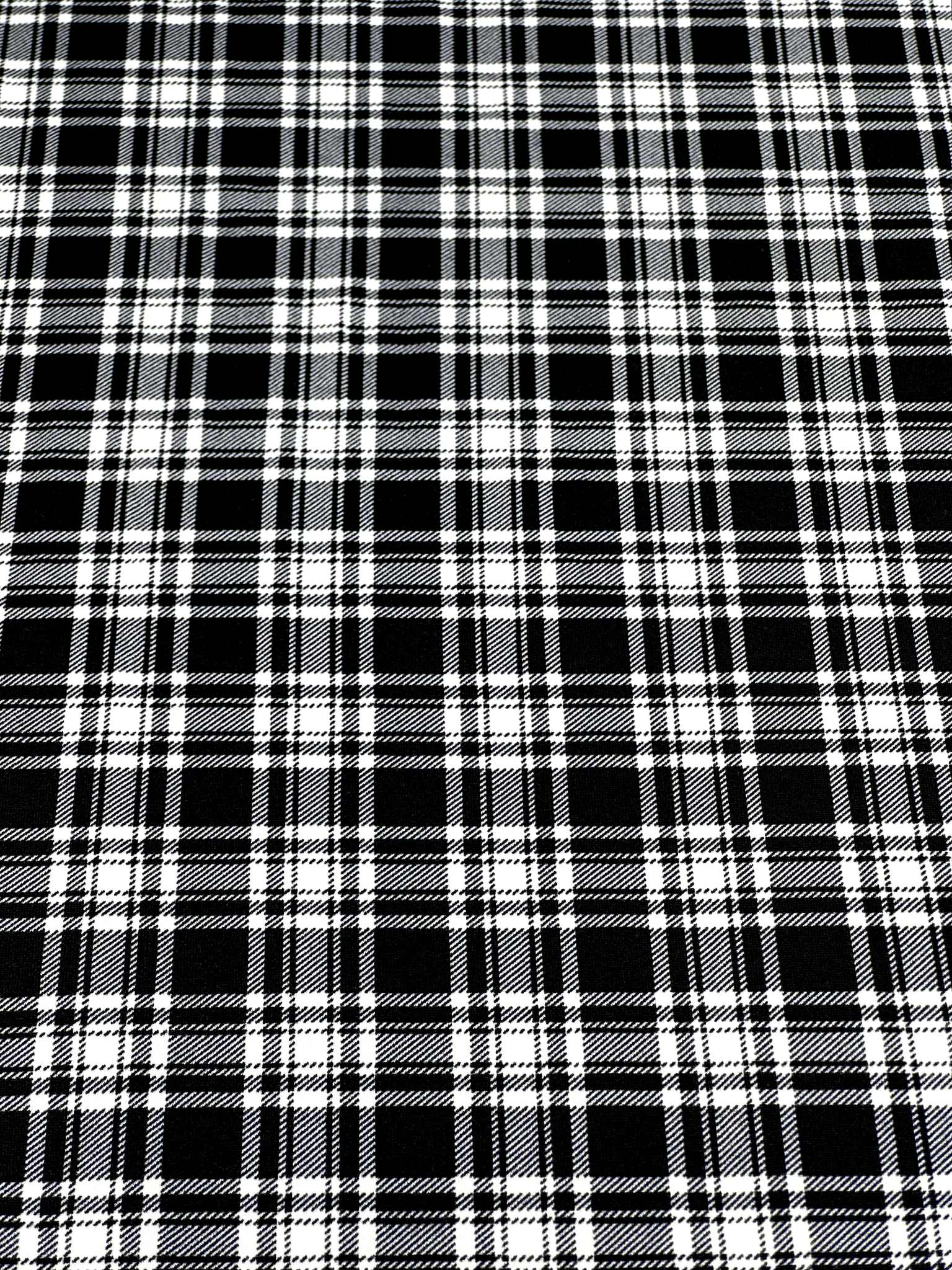 (DBP) BLACK AND OFF WHITE PLAID