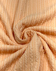 (GOLDEN RIB KNIT) PEACH