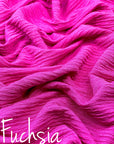 (CRINKLED JACQUARD) FUCHSIA