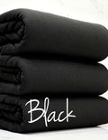 (2X2 RIB) BLACK