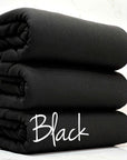 (2X2 RIB) BLACK