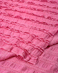 (JACQUARD RUFFLE LACE) PINK