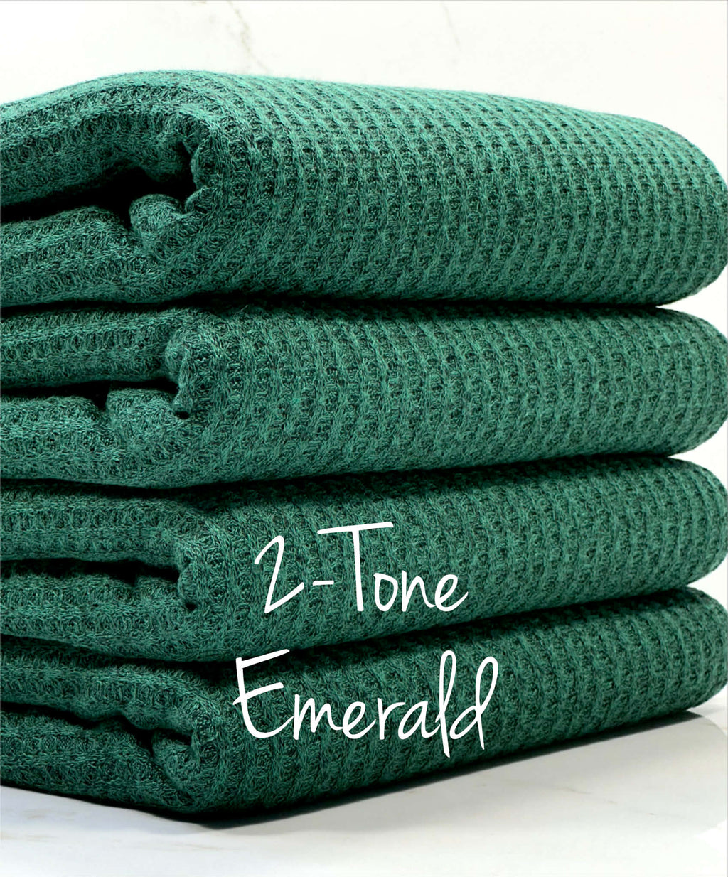 (WAFFLE BRUSHED) 2- TONE EMERALD