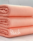 (1X1 BABY RIB) PEACH